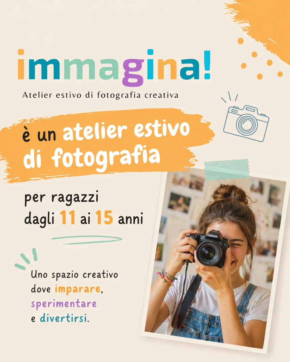 Atelier creativo di fotografia Immagina